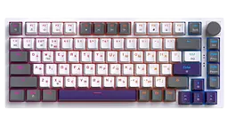 Клавіатура GamePro Genesis Warden MK160P RGB White/Grey - мініатюра 3