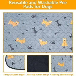 Багаторазова пелюшка Derby Washable Reusable Dog Pee Pad PM002-1 Grey 50х70 см - мініатюра 4