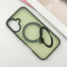 Чохол Ummi Colorful with MagSafe HQ Ring для Apple iPhone 16 (6.1) Green - мініатюра 3