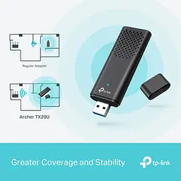 Адаптер WiFi Archer TX20U AX1800, USB TP-Link teh0017379 - мініатюра 6
