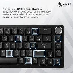 Клавиатура Ajazz AK690 Peach Mist Switch (AK690-PM-W) - миниатюра 7