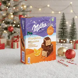 Цукерки пташине молоко Milka Alpine Milk Chocolate Orange 330г - мініатюра 4