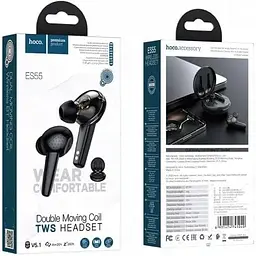 Навушники Hoco ES55 Songful TWS Dual Moving Coil Wireless Bluetooth білі 6931474745057 - мініатюра 3