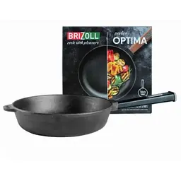 Cковорода Brizoll Optima-Black чавунна з ручкою 26х6 cм (O2660-P1) - мініатюра 3