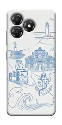 TPU чохол Demsky Southern pearl для ZTE Blade A36