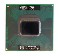 Процесор для ноутбука Intel Core 2 Duo T7200 2.0GHz/4M/34W Socket M Б/В