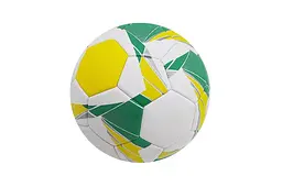 М'яч футбольний "5 (PVC, 320-350гр) зелено-жовтий"