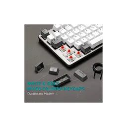 Клавіатура Aula F3287 Keycap KRGD Blue USB UA Grey/White (6948391240954) - мініатюра 10