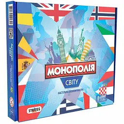 Настільна гра Strateg Монополія світу - мініатюра 3