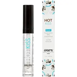 Стимулюючий блиск для губ Exsens Coconut Hot Kiss 7 мл зігріває та охолоджує