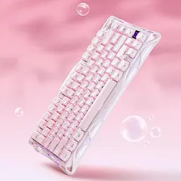 Клавіатура GravaStar Mercury K1 x Kailh Cherry Pink EN BT/WL/USB Sakura Pink (GSK1_P_PNK) - мініатюра 7