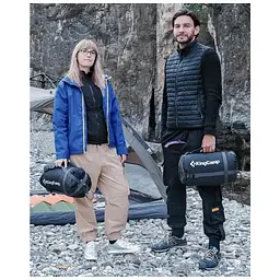 Спальний мішок KingCamp Sevan 250 Grey (KS2422_GREY_L) - мініатюра 3