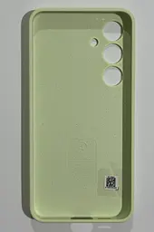Оригінальний силіконовий чохол Silicone Case для Samsung Galaxy S24 (6.2") Light Green EF-PS921TGEGWW - мініатюра 5