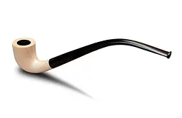 Курильна люлька Kaf Waterhead Churchwarden pear acrylic (KF233White) - мініатюра 2