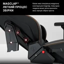 Крісло ігрове Anda Seat Kaiser 3 Fabric Size XL Grey (AD12YDC-XL-01-G-PV/F) - мініатюра 10