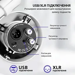 Мікрофон Fifine T688W White - мініатюра 5
