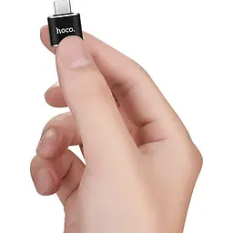 Перехідник Hoco UA5 Type-C to USB Black (64121) [78131] - мініатюра 4