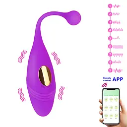 Вібро яйце APP Віброяйце Фіолетовий 887-2 (app) - мініатюра 3