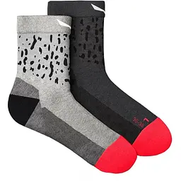 Шкарпетки Salewa Mountain Trainer Salamander W Quarter Sock 36-38 Grey/Black (1054-013.002.9681)