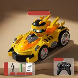Машинка на радіокеруванні ZF17-1A Super Bumper Car Yellow - мініатюра 5