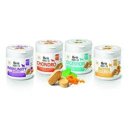 Вітаміни для собак Brit Vitamins Biotin Skin & Coat Care для шкіри та шерсті 60 таблеток - мініатюра 7