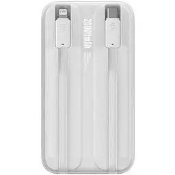 Зовнішній акумулятор Baseus Power Bank Comet Series Dual-Cable 20000mAh 22.5W (PPMD020102) - мініатюра 2