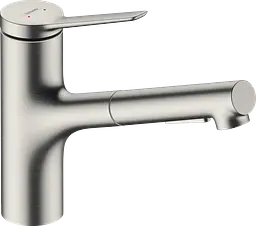 Змішувач для кухні Hansgrohe Zesis M33 з витяжним душем stainless steel finish 74800800