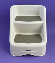 Підставка для ніг дитяча на дві сходинки BM-70045 Bimbo 32*30*37 см. розкладні сірий колір - мініатюра 2