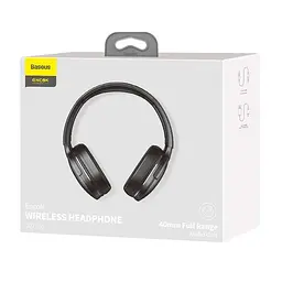 Бездротові навушники Baseus Encok Wireless headphone D02 Pro, BT5.3, AUX, 450mAh, 50h, (NGTD010301) black - мініатюра 5