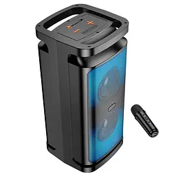 Акустика-караоке Borofone Vida BT speaker with microphone BP25 10Wx2, BT5.4, USB/AUX/TWS, 4h - мініатюра 3