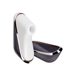 Вакуумний кліторальний стимулятор з вібрацією Satisfyer Pro Traveler сірий - мініатюра 5