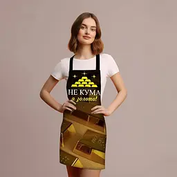 Фартух 3D Не кума а золото 3792 16532 80х60х24 см - мініатюра 2