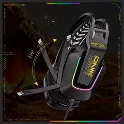 Ігрові навушники Onikuma X13 Black [122319] - мініатюра 3