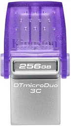 Накопичувач 256GB USB 3.2 Type-A + Type-C DT microDuo 3C R200MB/s Kingston teh0013391