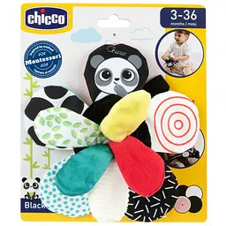 Іграшка-підвіска на коляску Chicco Чорно-біла квітка (12553.00) - мініатюра 6