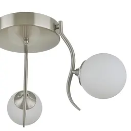 Люстра стельова Brille в спальню E14 60W PN (BL-977C/3) - мініатюра 6