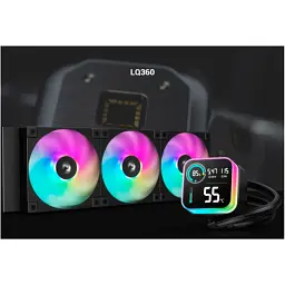 Система рідинного охолодження Deepcool LQ360 Black (R-LQ360-BKLSMW-G-1) - мініатюра 7