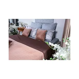 Покривало Руно двостороннє VeLour Коричневе 150 х 220 см (360.55_Cappuccino) - мініатюра 8