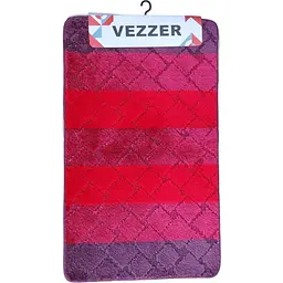 Набір килимків для ванної Vezzer Color line 60x100 та 60x50 см червоний (VZC05237) - мініатюра 2