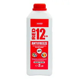 Антифриз Xado Antifreeze Red 12++ -40⁰С червоний готовий 2л(XA 53209_1)