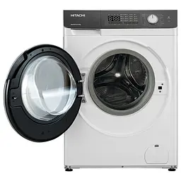 Прально-сушильна машина Hitachi фронтальна, 8(5)кг, 1400, A, 60см, дисплей, пара, інвертор, білий - мініатюра 5