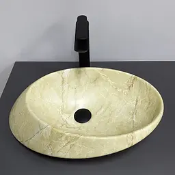 Умивальник VBI Rotello beige onyx matt накладний VBI-017103 - мініатюра 3