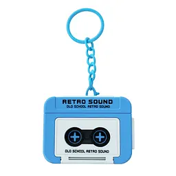 Брелок підвіска Міні ретро магнітофон Mini Retro Recorder 10 см