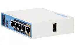 Маршрутизатор Mikrotik RB951Ui-2ND hAP with 650MHz CPU, 64MB RAM, 5xLAN, built-in 2.4Ghz 802.11b/g/n - мініатюра 3