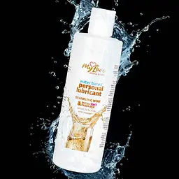 Лубрикант MyLove Aroma Series IntimMassage 2in1 Sparkling Wine, 300 мл - мініатюра 3