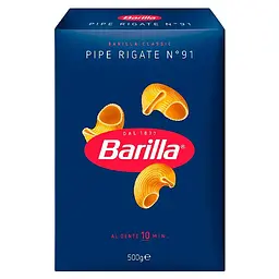 Макарони Barilla Pipe Rigate №91 500 г