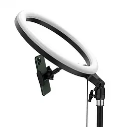 Кільцева лампа Baseus Live Stream Holder-floor Stand (30,5 см) CRZB12-B01 Black - мініатюра 2