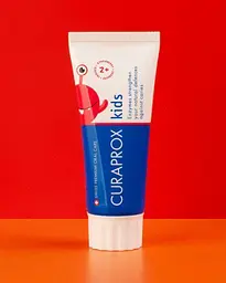Дитяча зубна паста Curaprox з фтором, полуниця, 2-6 років, 60 мл - мініатюра 4