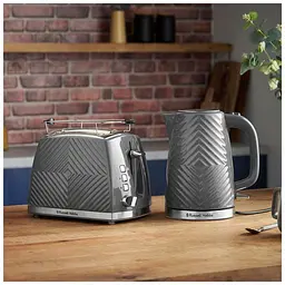Тостер Russell Hobbs Groove Grey 26392-56 - мініатюра 2