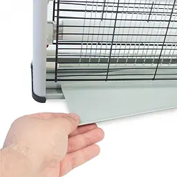 Електричний знищувач комах прилад для знищення комарів мух 35x8x25 см PEST KILLER BK-L20 потужністю 20 Вт - мініатюра 12